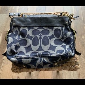 COACH Denim Signature Purse